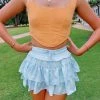 Triple Threads The Daisy Skirt - Icy Blue