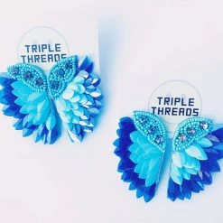 Triple Threads Wing Earrings Accessories & Gifts
