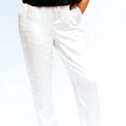 Triple Threads Pull On Satin Pants