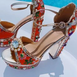 AZALEA WANG The Fairy Heel - Red Shoes