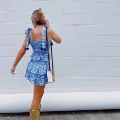 TCEC Summer Sparks Dress - Blue