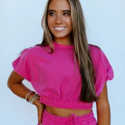 Triple Threads Tops Pink Blues Baby Set - Top