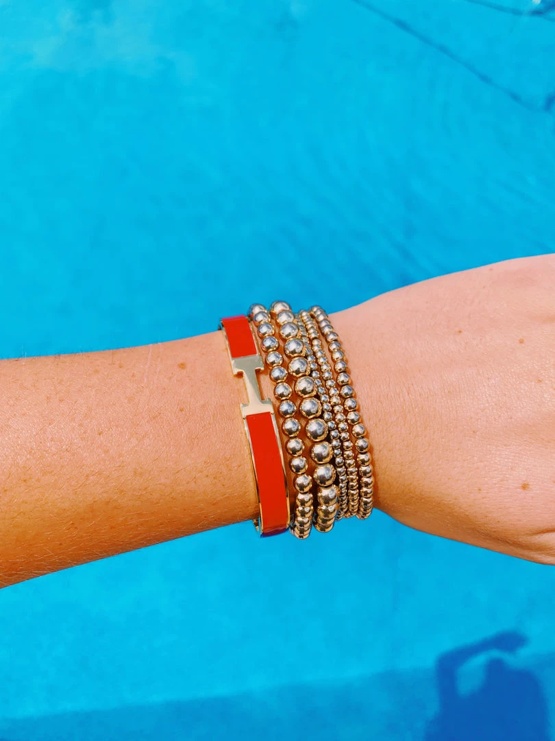 Triple Threads H Bracelets - Skinny