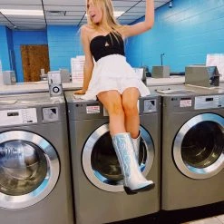 TCEC One Shoulder Knotted Top - Black Tops