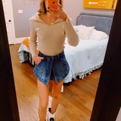 Triple Threads Velma Denim Skort