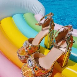 AZALEA WANG Shoes The Fairy Heel - Orange