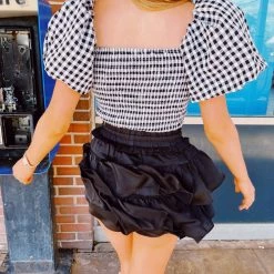 Triple Threads Bottoms The Daisy Skirt - Black