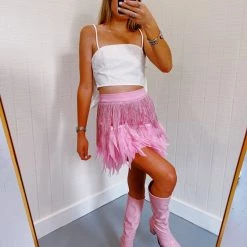 LA' ROS Find The Spotlight Skirt - Pink