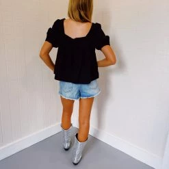 SIGNATURE 8 Bottoms Denim + Pearl Shorts