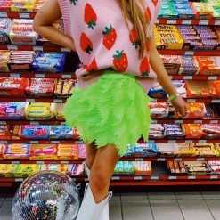 LA ROS Flirty Fun Skirt - Lime